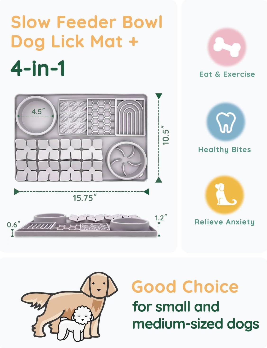 Premium Slow Feeder & Snuffle Mat™