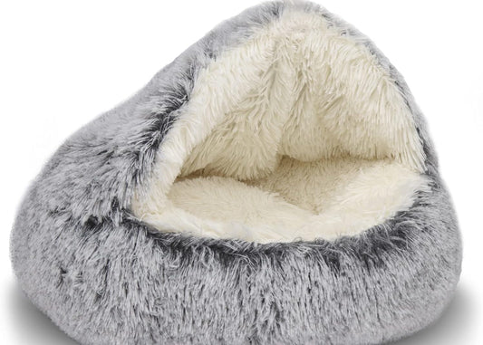 Cozy Cavern Plush Pet Bed™