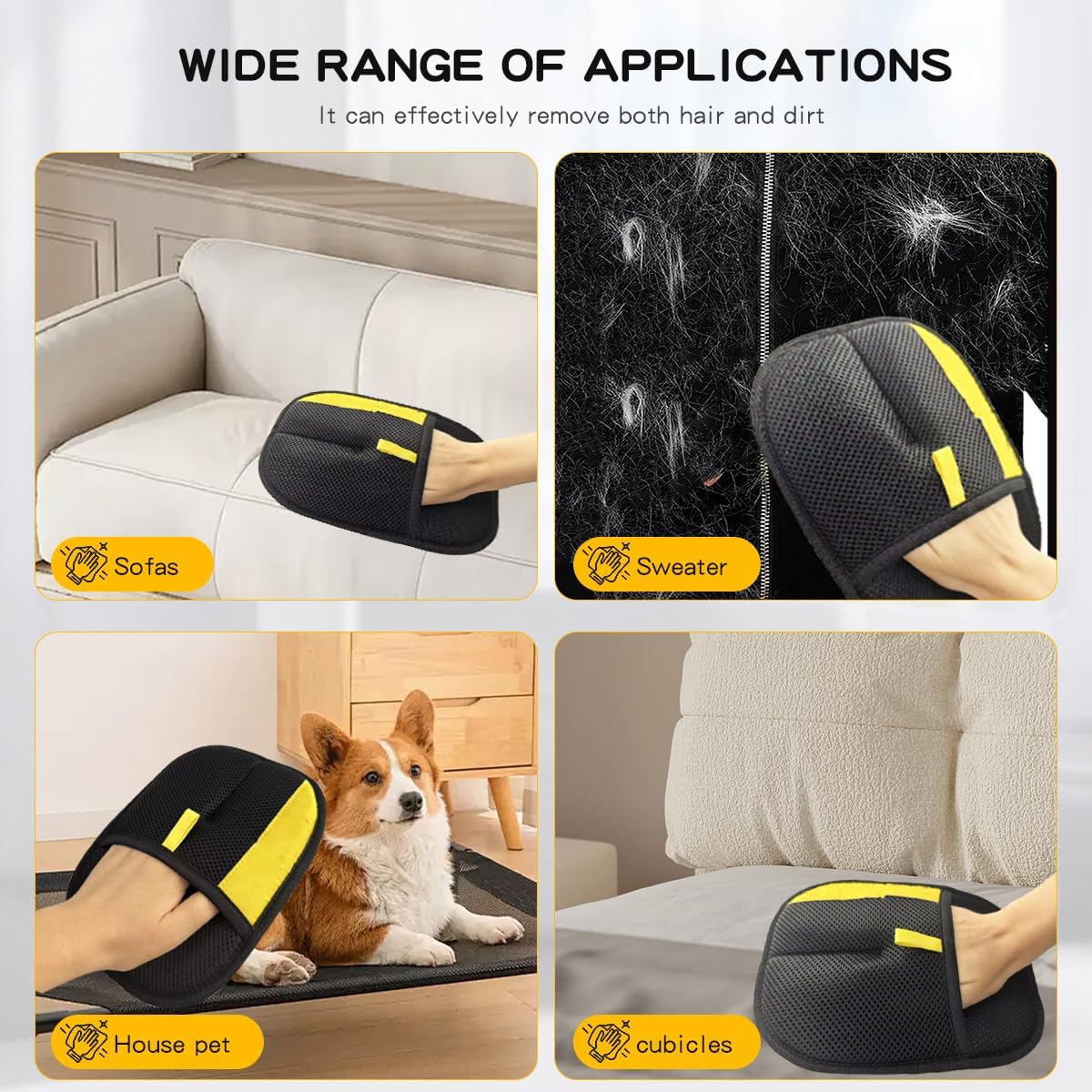 Pet Hair Removal Cleaning Gloves™