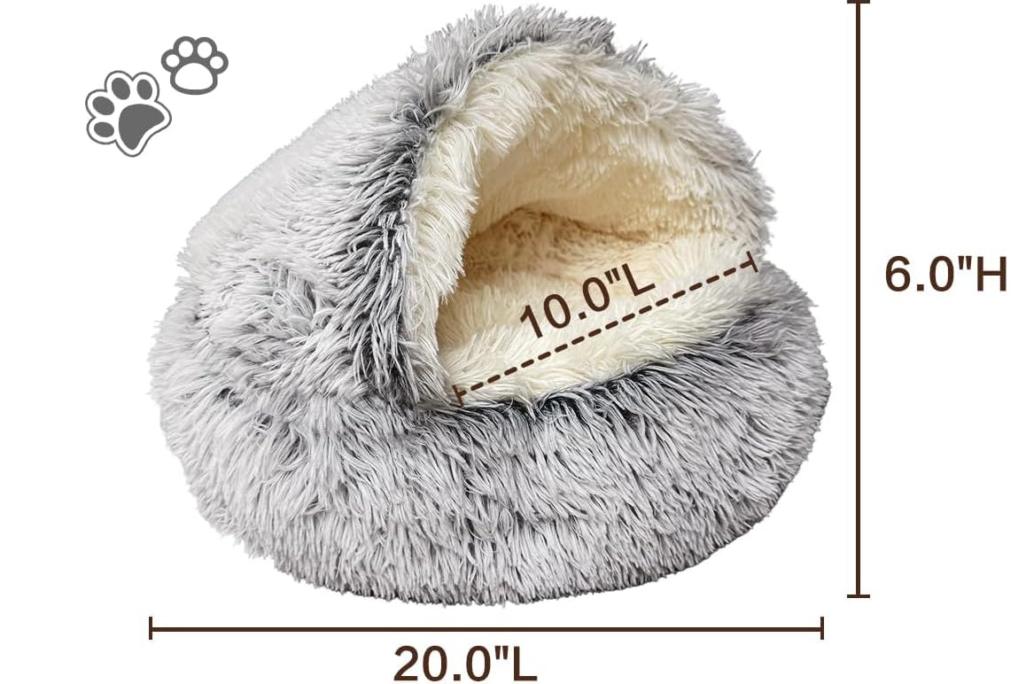 Cozy Cavern Plush Pet Bed™