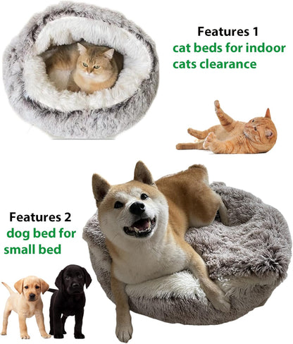 Cozy Cavern Plush Pet Bed™
